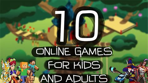 Top Ten Online Games for Kids and Adults - YouTube