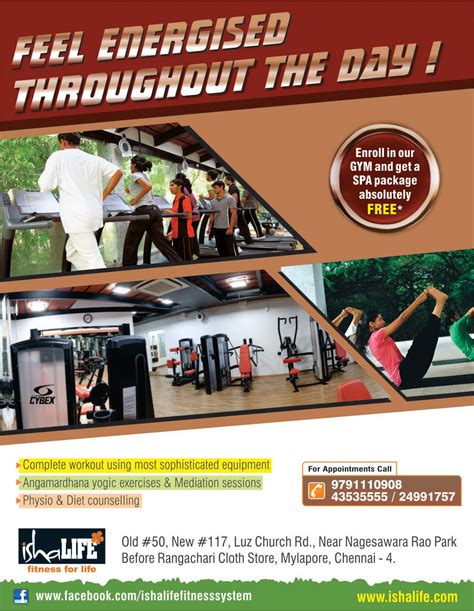 ALBIN Creatives: Gym Ad - Mylapore Times