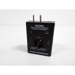 OMEGA ENGINEERING TAC30K THERMOCOUPLE TO MILLIVOLT CONVERTER 1MV/DEGREE