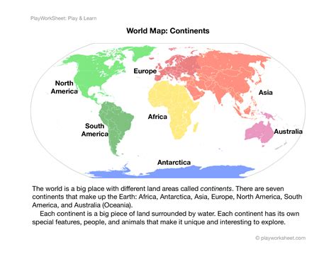 How Many Continents Are There Map - Infoupdate.org