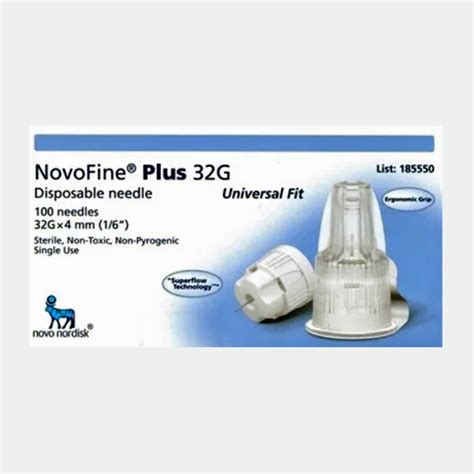 NovoFine® Plus 32G Pen Needles 4 mm x 32G, 100/box | Martin Surgical