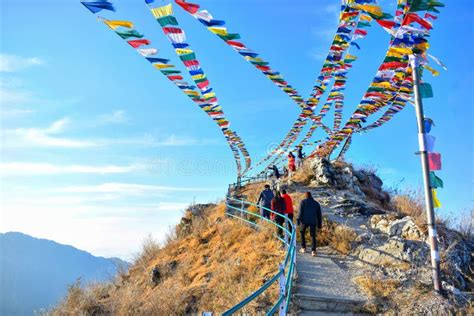 The Pilgrimage at Buddha Temple Mussoorie Stock Image - Image of hiking, mussoorie: 173393877