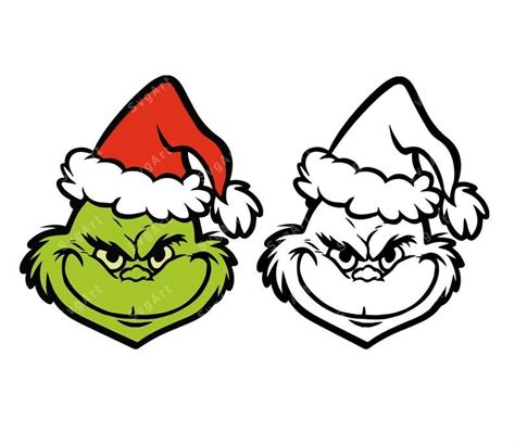 Free Grinch SVG, Merry Grinchmas Svg, PNG, PDF, Christmas Cut File ...