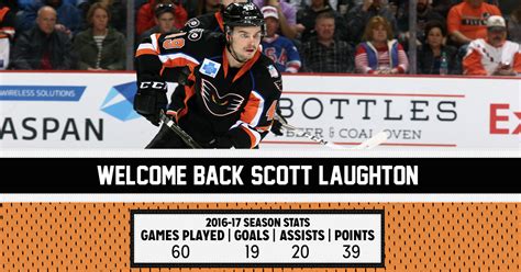 Flyers Re-Sign Forward Scott Laughton - Lehigh Valley Phantoms