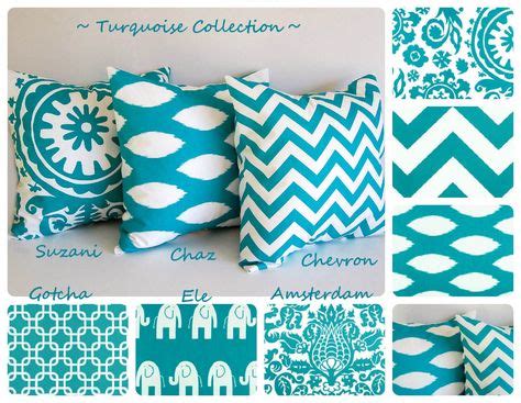 Add a Pop of Color with Turquoise Throw Pillows