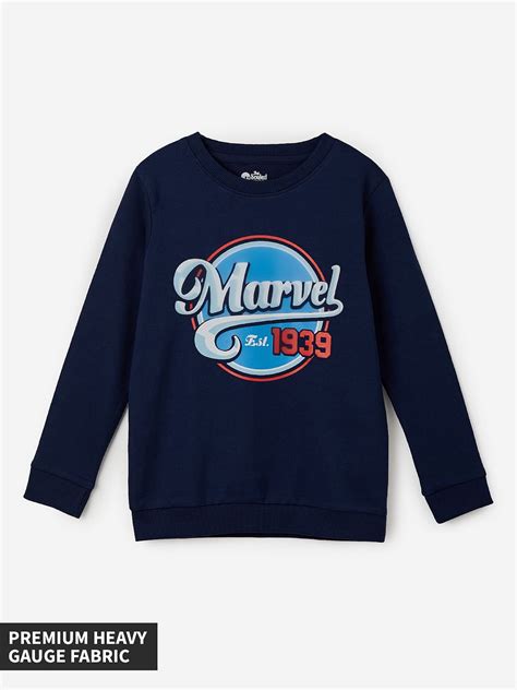 Buy Marvel: Logo Regular Sweatshirt Online