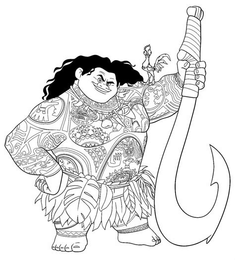 Total 55+ imagem desenhos da moana para colorir - br.thptnganamst.edu.vn