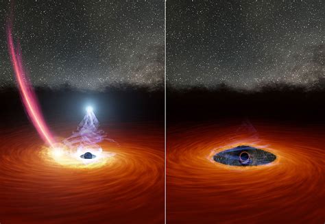 NASA Observes a Disappearing Black Hole for the First Time, Might be ...