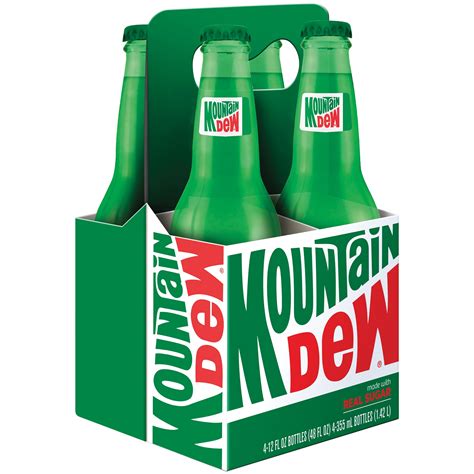 Mountain Dew 4 Pack 12 fl. oz. Glass Bottles - Walmart.com