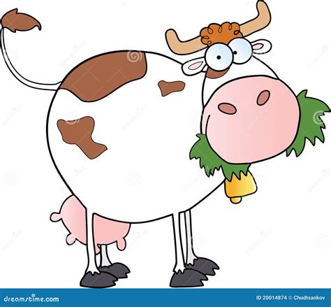 Cartoon Dairy Cow stock vector. Illustration of cartoon - 20014874