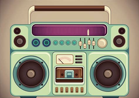 Best Cartoon Boombox Illustrations, Royalty-Free Vector Graphics & Clip ...