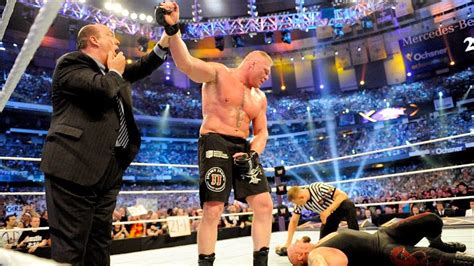 Brock Lesnar vs the Undertaker Wrestlemania 30 Highlights Full Match HD ...