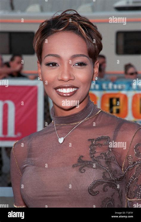 LOS ANGELES, CA - August 1, 1999: Pop star MONICA at the 1999 Teen ...