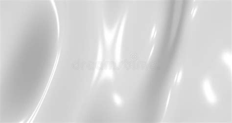 3d Illustration White Wrinkle Background, Swaying Glossy Material Abstract Motion Blur ...