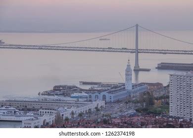 Pink Aerial View San Francisco Landmarks Stock Photo 1262374198 | Shutterstock