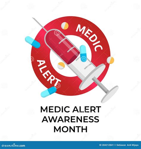 Vector Graphic of MedicAlert Awareness Month Good for MedicAlert Awareness Month Celebration ...