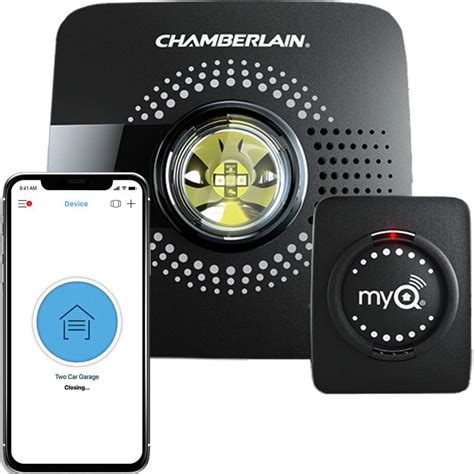 MyQ Smart Garage Door Opener Chamberlain MYQ-G0301 – Wireless & Wi-Fi enabled Garage Hub with ...