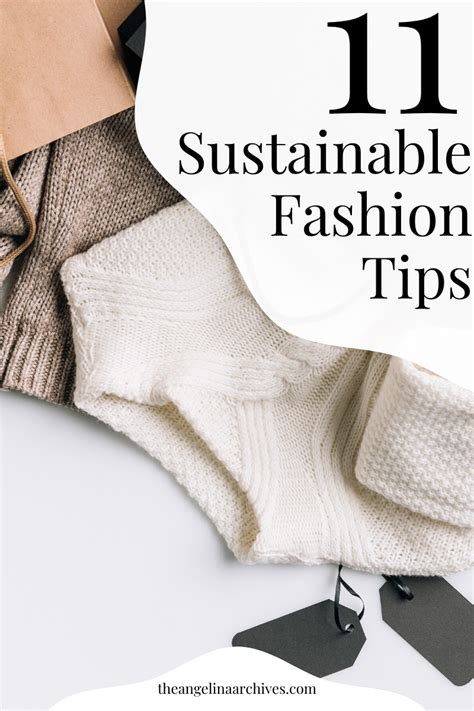 11 Sustainable Fashion Tips | Fashion, Fashion tips, Sustainable fashion