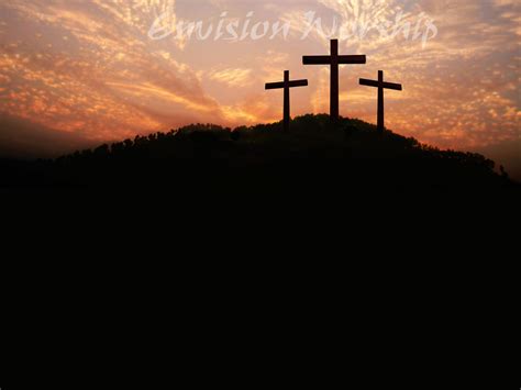 Easter Christian PowerPoint ~ Gorgeous Sky Over Calvary