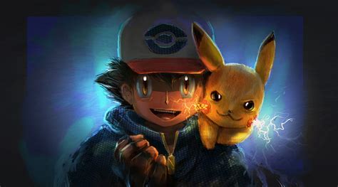 Ash And Pikachu Artwork, pokemon, pikachu, artwork, , artist, HD wallpaper | Peakpx