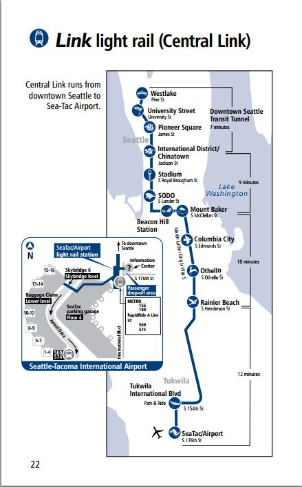 Submission: Official Map, Seattle Central Link... - Transit Maps