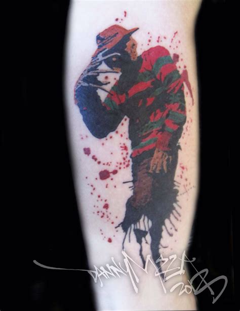 Love this Freddy tattoo! | Cool tattoos, Splatter tattoo, New tattoo ...