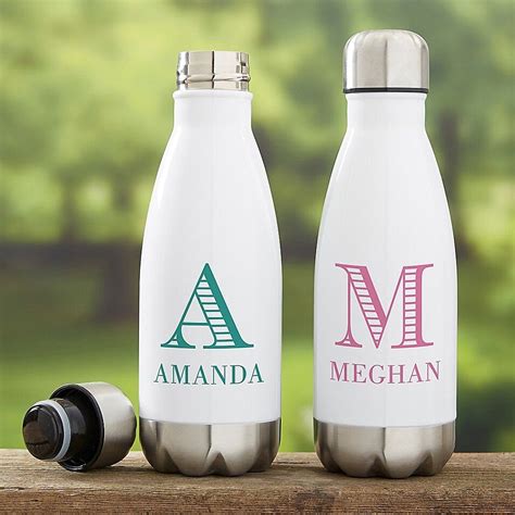 Striped Monogram Personalized Insulated Water Bottle | buybuy BABY ...