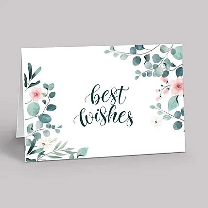 Online Best Wishes Greeting Cards Gift Delivery in UAE - FNP