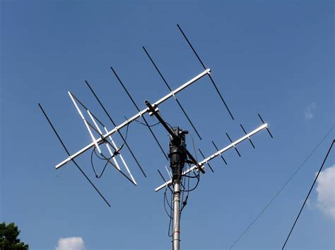 Amsat satellite antennas replaced with Wimo X-Quads