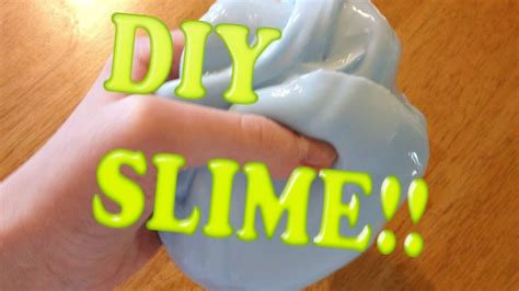 DIY SLIME!! - YouTube