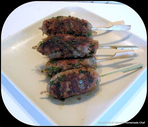 Turkey kebabs Middle Eastern style - Veena Azmanov