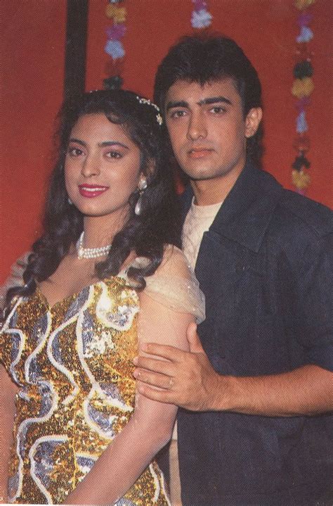 Juhi Chawla & Aamir Khan / Love Love Love | Juhi chawla, Vintage bollywood, Movie stars