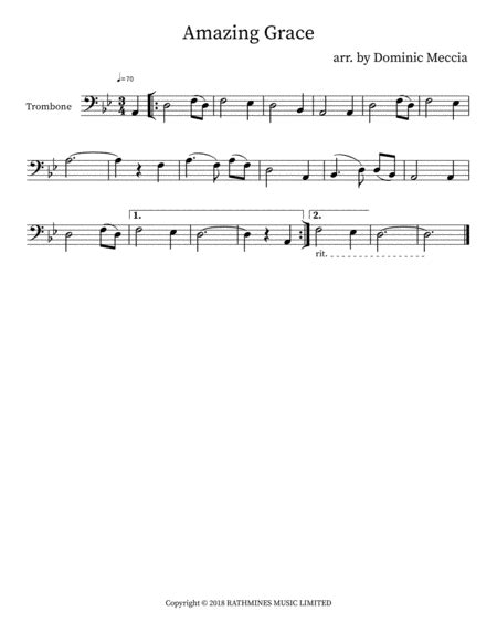 Amazing Grace (arr. Dominic Meccia) by Celtic Woman Sheet Music for ...