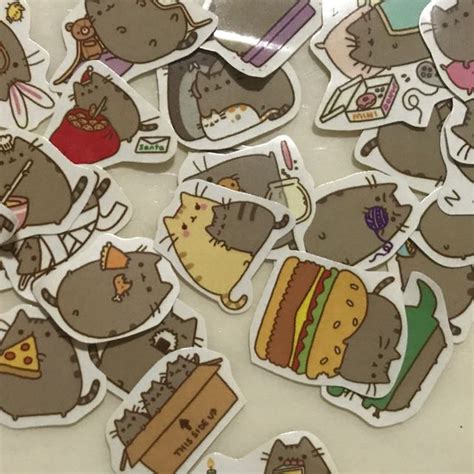 Pusheen Stickers, Design & Craft, Craft Supplies & Tools on Carousell