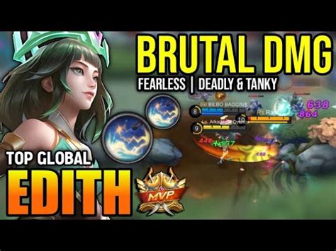 EDITH BEST BUILD 2023 | TOP GLOBAL EDITH GAMEPLAY | MOBILE LEGENDS - YouTube