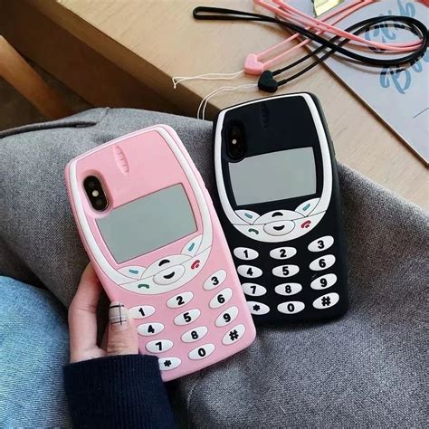 3D Vintage Old Nokia Style Mobile Phone Silicone Phone Case | Iphone phone cases, Aesthetic ...