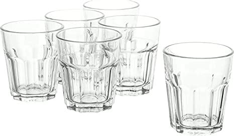 Amazon.com | IKEA Glass, Clear Glass, 27 cl (9 oz) - Pack of 6: Mixed Drinkware Sets
