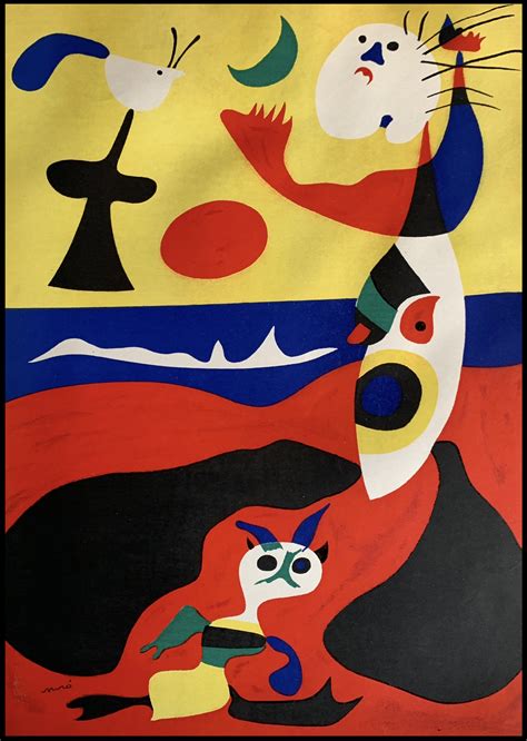 Joan MIRO - L'été, 1938 - Lithographie originale - Art Moderne - Plazzart