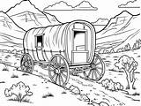Oregon Trail Coloring Page For Kids  Free Printable trail sketch template