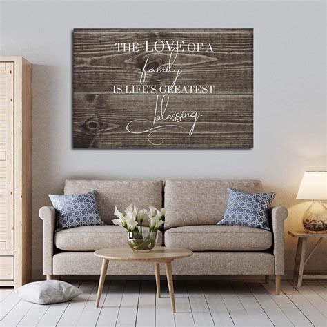 Love Of A Family Canvas Wall Art | ElephantStock