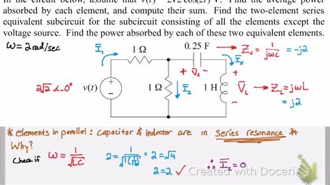 Power Dissipated by Each Component - YouTube