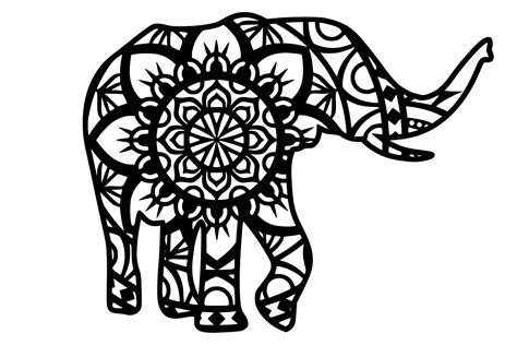 20+ Elephant Mandala Designs - Free SVG Cut Files | SVGdo for Crafts Files