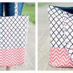 Easy Tote Bag Free Sewing Pattern