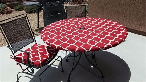 Round Fitted Tablecloth With 2 Umbrella Hole and Zipper - Etsy | Diy ...