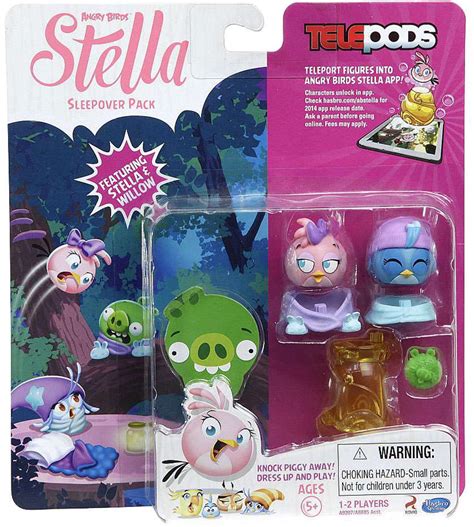 Angry Birds Stella Telepods Sleepover Figure 2-Pack Stella Willow Hasbro Toys - ToyWiz