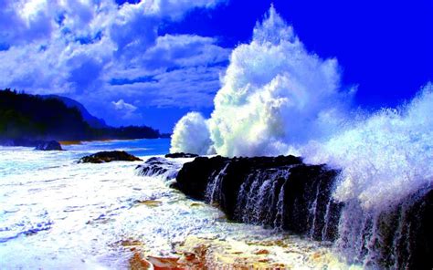 HD Crashing Waves Wallpaper | Download Free - 50018