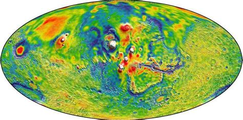 LOOK: Map Of Mars' Gravity Illuminates Planet's Interior | WBUR