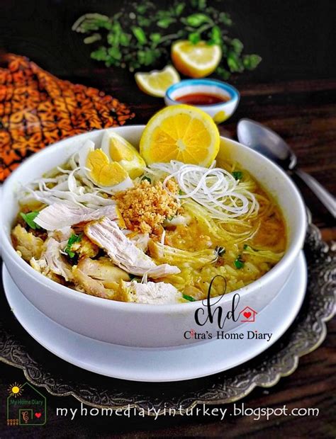 Citra's Home Diary: SOTO AYAM SURABAYA / INDONESIAN CHICKEN YELLOW SOUP ...