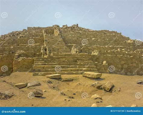 Caral City Ancient Civilization Supe Ruins Stock Photo - Image: 51116118