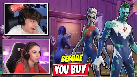 Streamers Play With Zombie Superhero Skins In Fortnite | Zombie ...